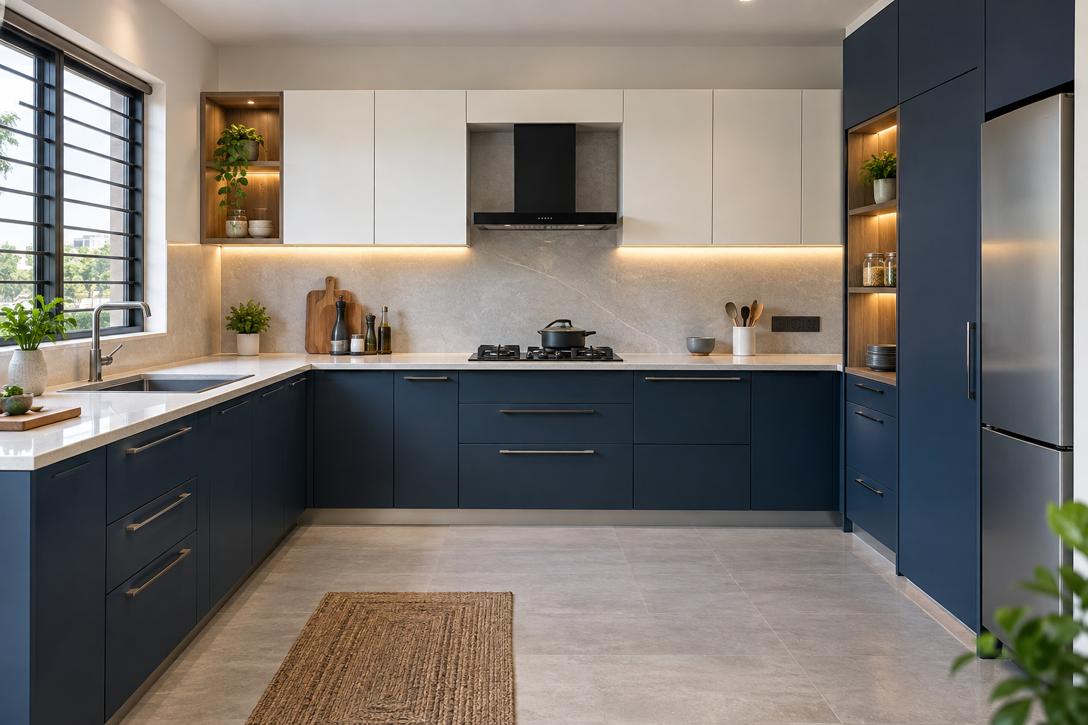 New modular kitchen design for a Ramapuram Chennai home