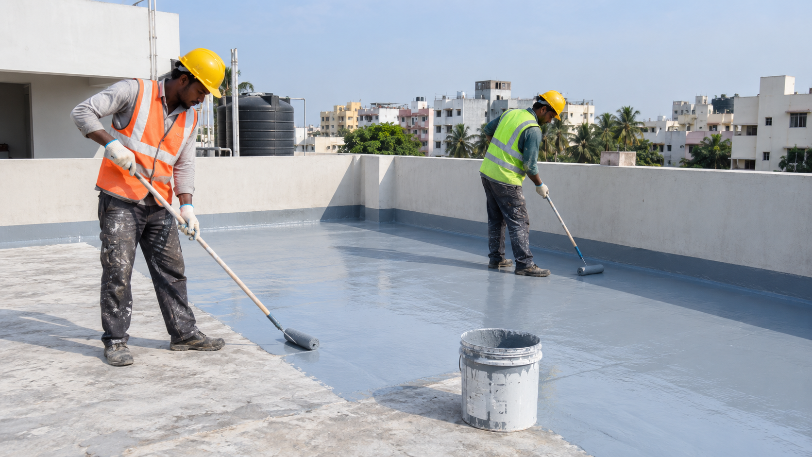 Building terrace waterproofing service in Porur Chennai