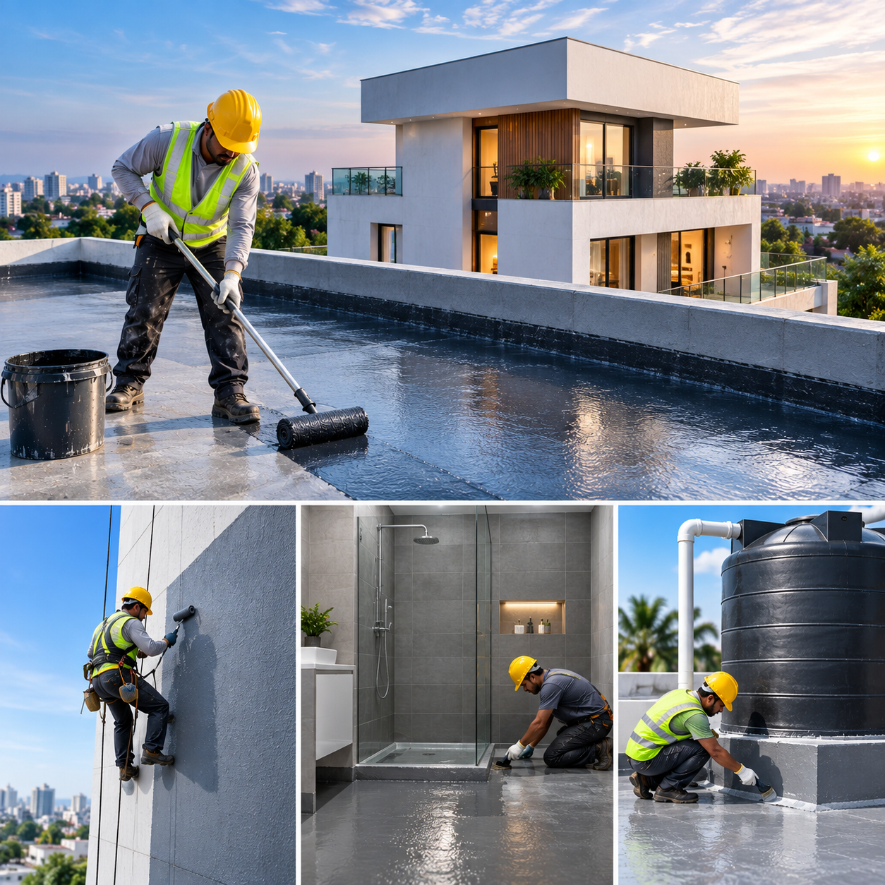 Building terrace waterproofing service in Valasaravakkam Chennai